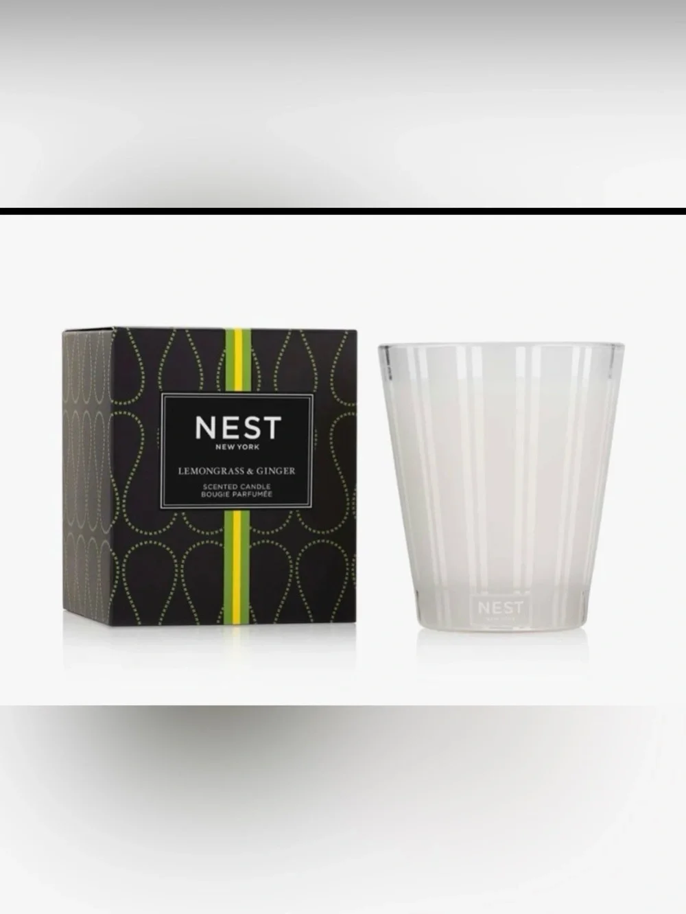 NEW NEST Fragrances Lemongrass and Ginger 8.1 oz Candle